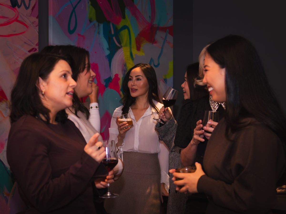 Guests at a Her Seat networking event in Melbourne